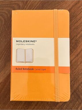 Moleskine Ruled Notebook — Orange Cover